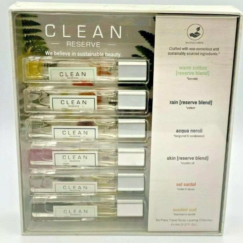 Clean Reserve six piece travel spray